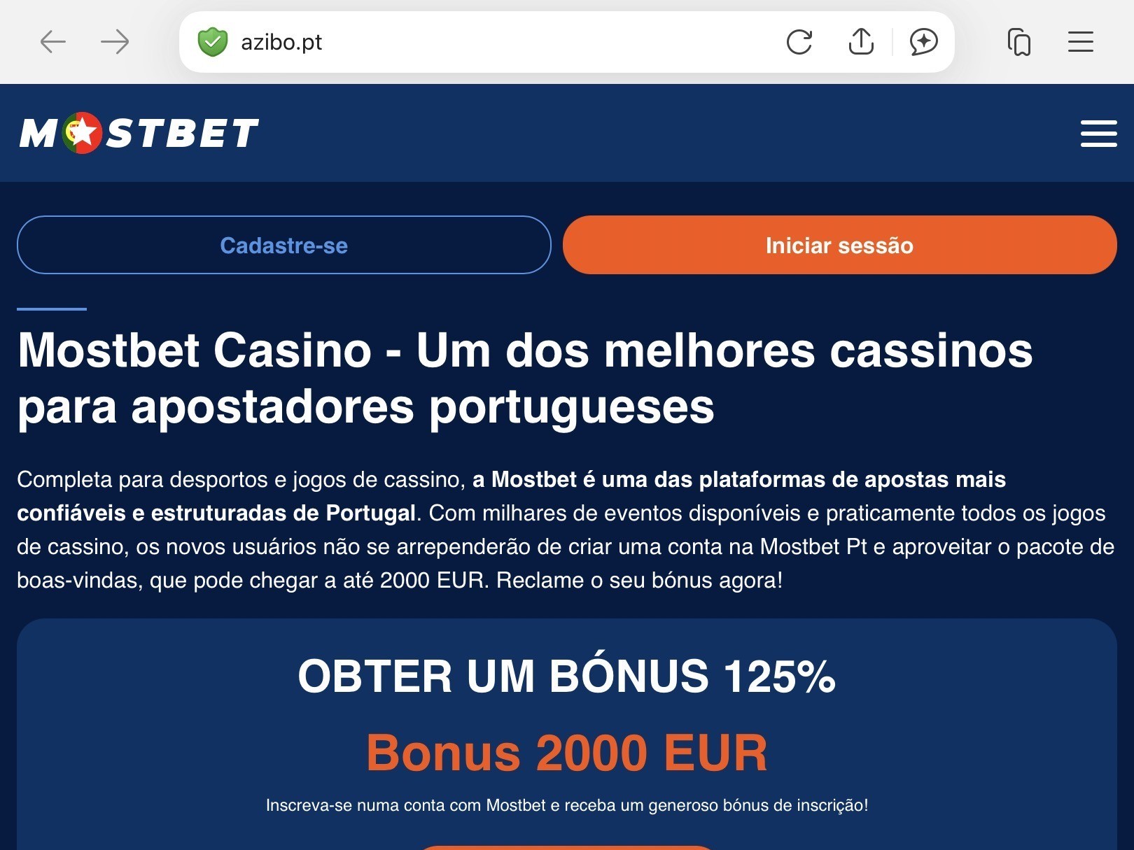 O Azibo tornou-se uma plataforma de apostas?